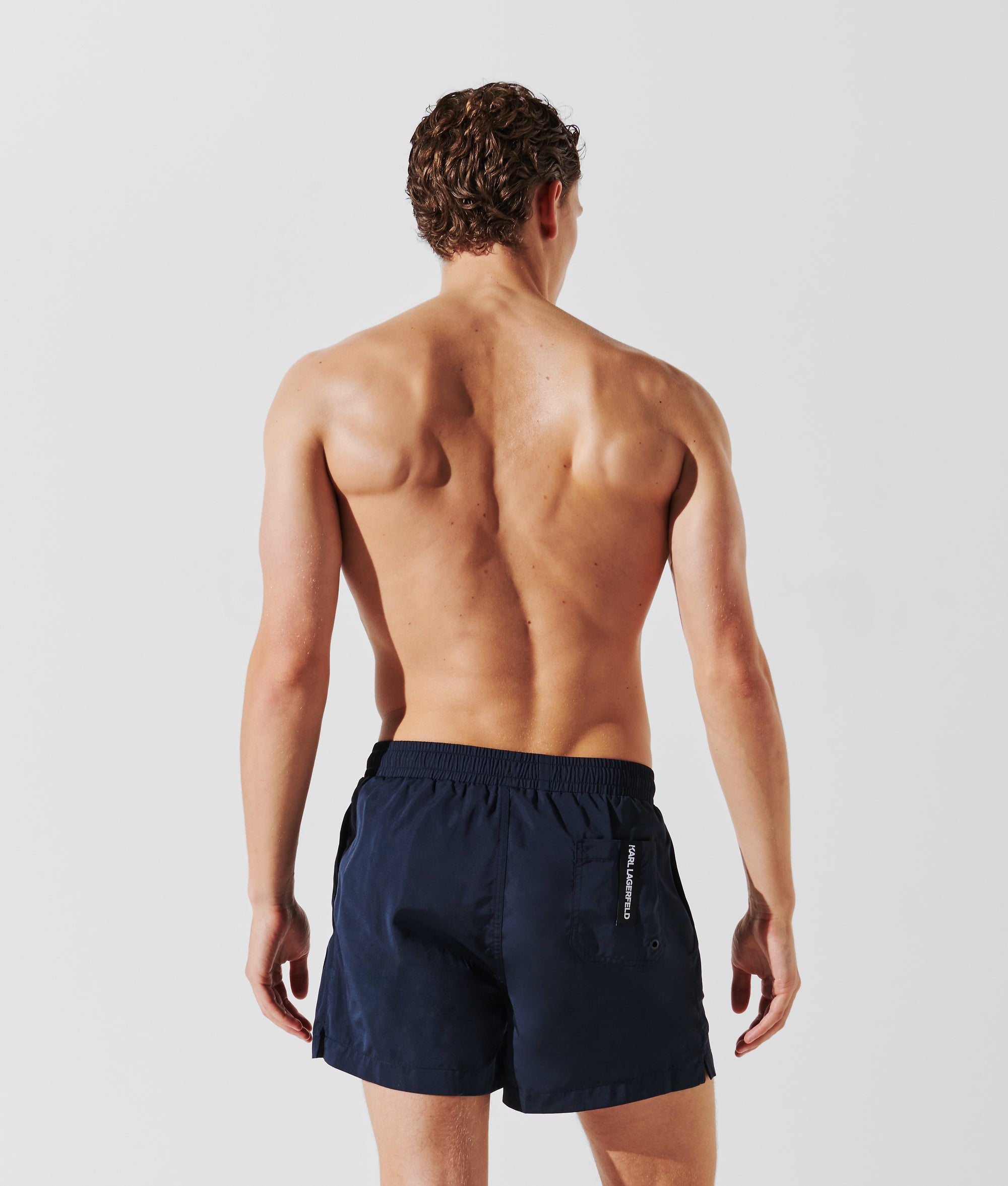 METALLIC LOGO SHORT-LENGTH BOARDSHORTS - Image 2