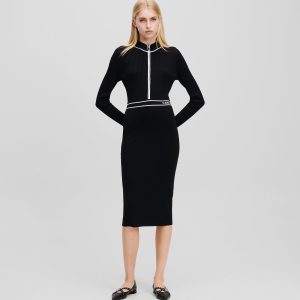 LOGO KNIT DRESS