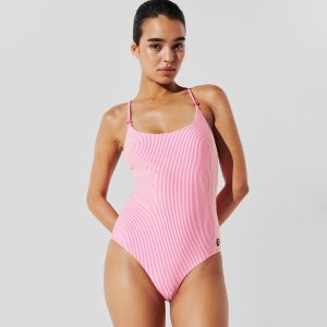 IKON STRIPED SWIMSUIT