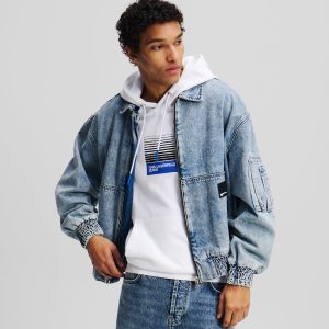DENIM BOMBER JACKET