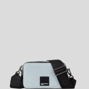 BOX LOGO DENIM CAMERA BAG