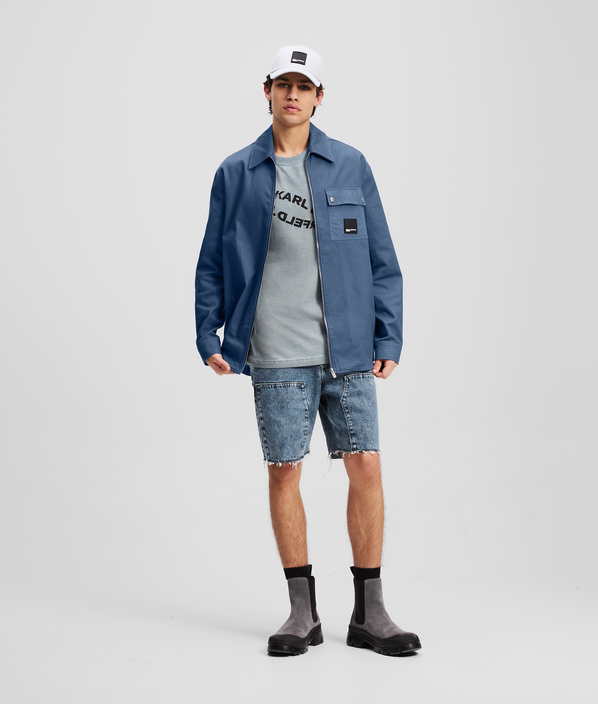 CARPENTER DENIM SHORTS - Image 4