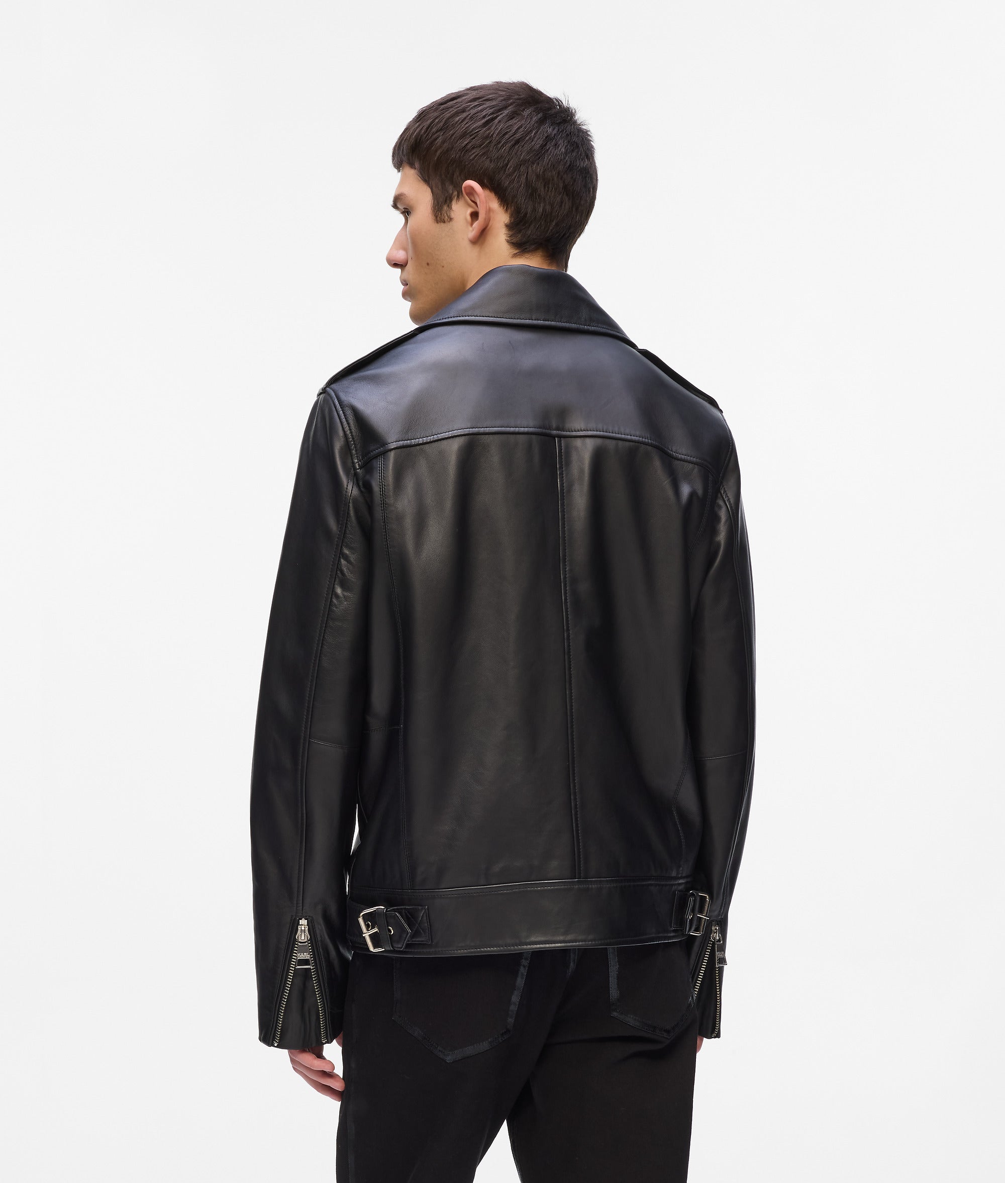 KARL ESSENTIAL LEATHER JACKET - Image 4
