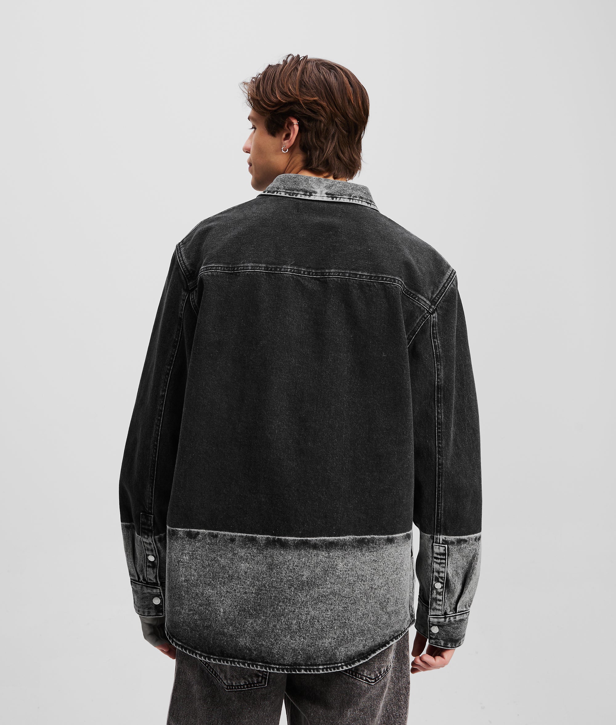 OMBRE DENIM OVERSHIRT - Image 2