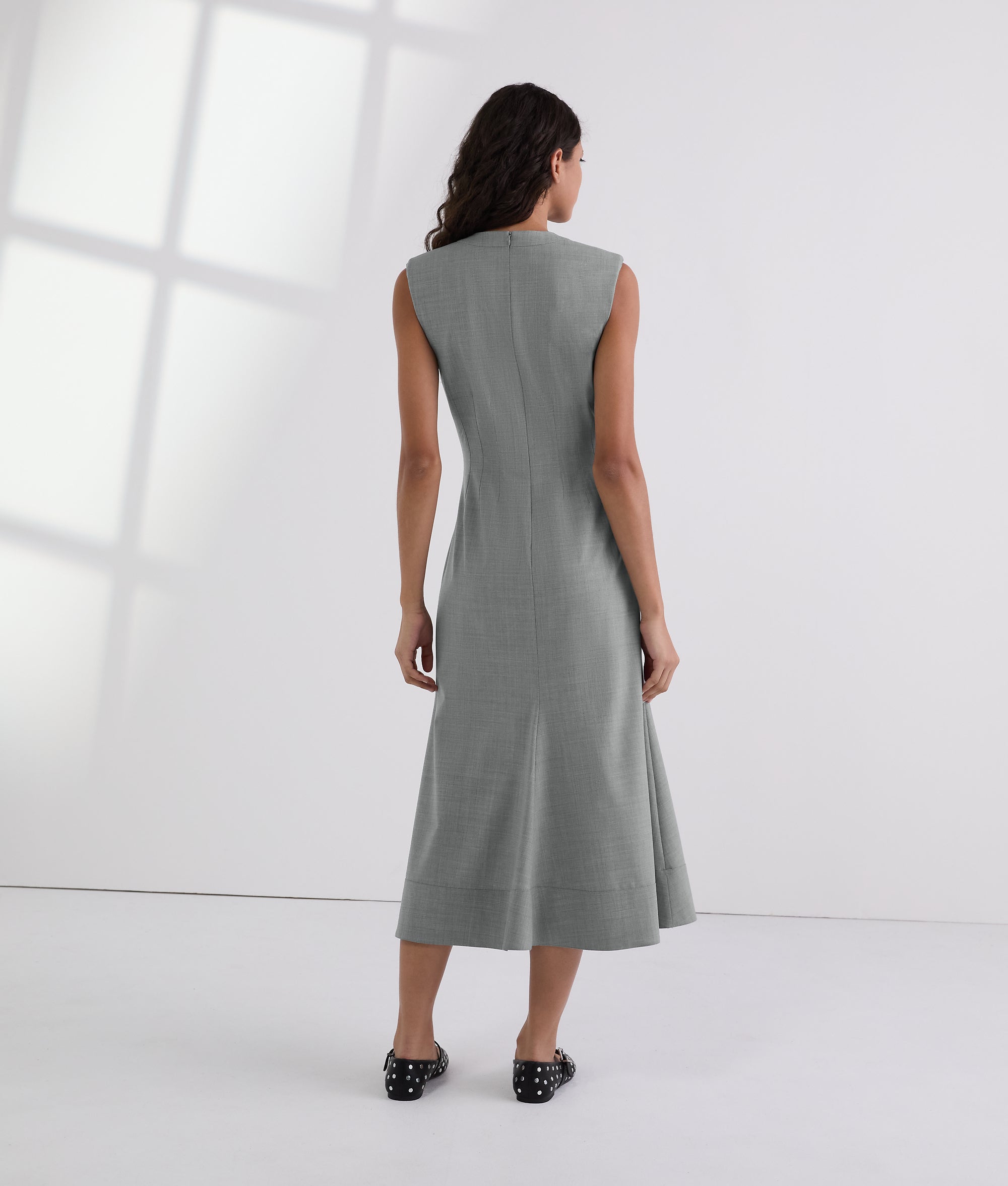 TAILORED WOOL-BLEND DRESS - Image 3