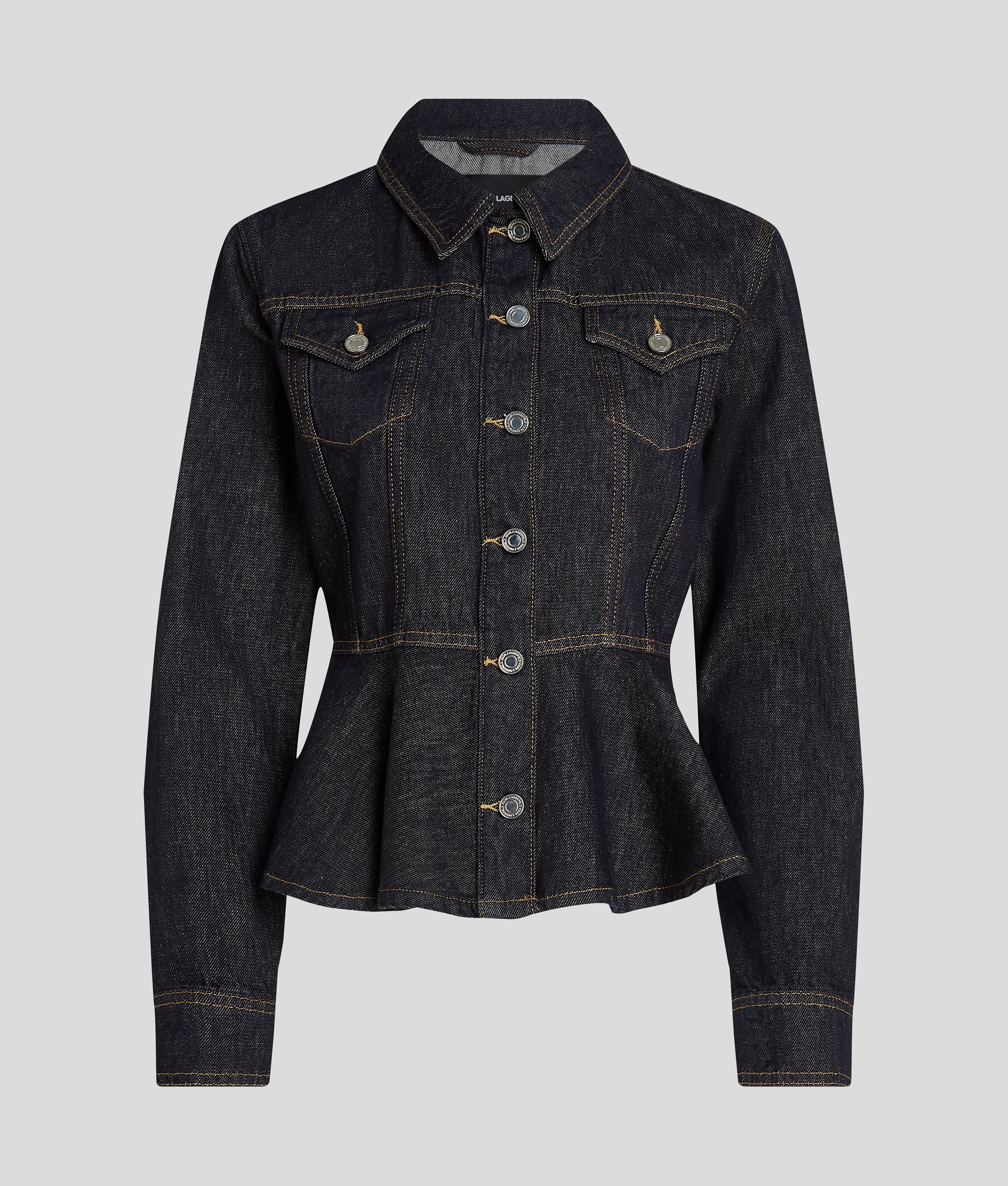 CONTRAST STITCH DENIM JACKET - Image 5