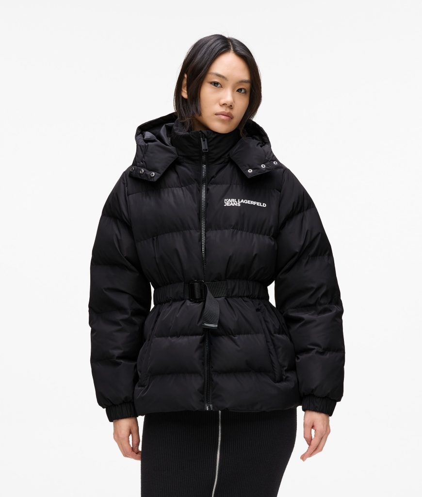 BELTED PUFFER JACKET