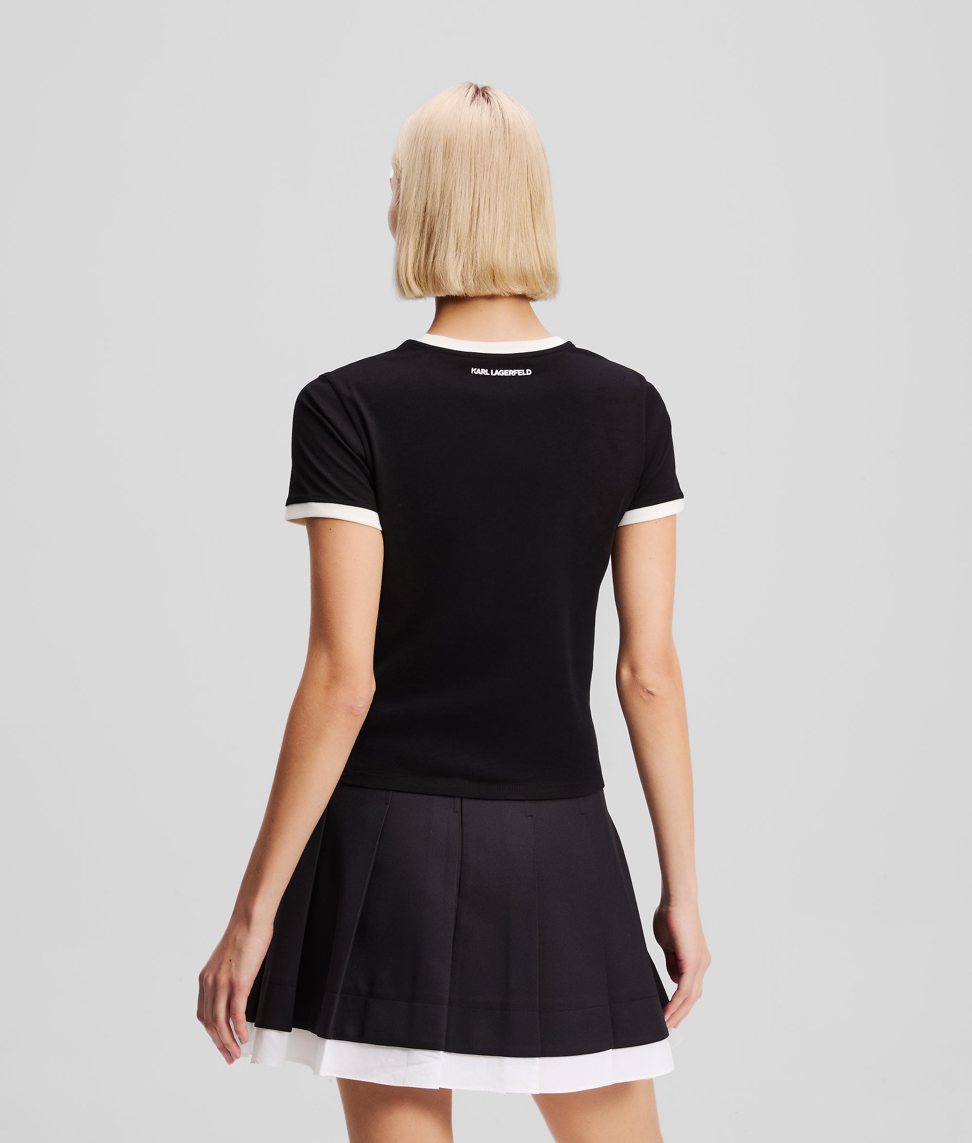 IKON CONTRAST PIPING T-SHIRT - Image 2