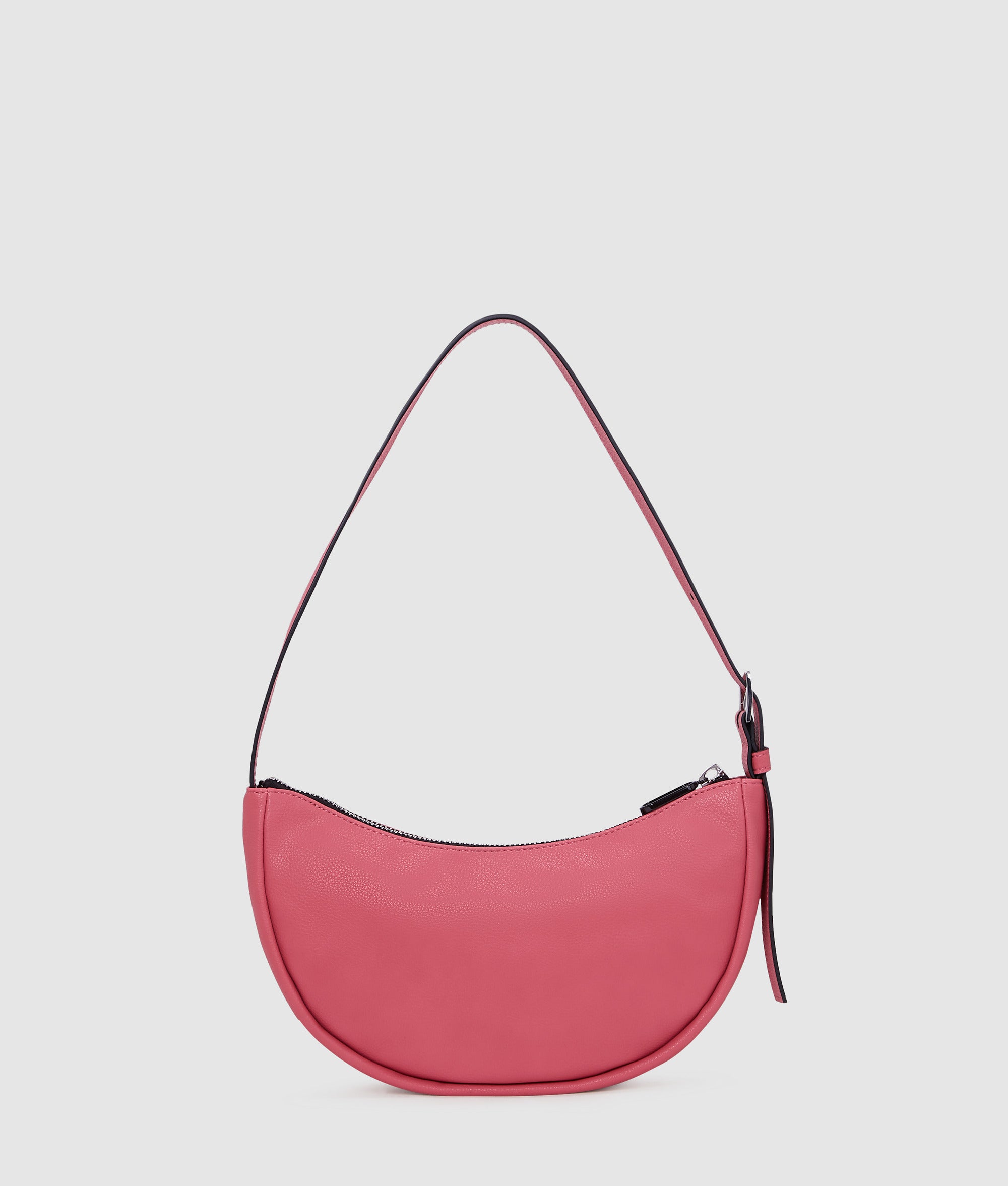 KLJ BOX LOGO SOFT HALF-MOON SHOULDER BAG - Image 4