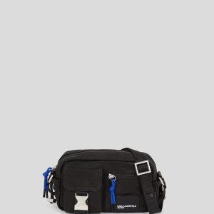 UTILITY COATED DENIM CAMERA BAG