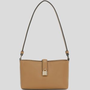 K/AUTOGRAPH PADLOCK SHOULDER POUCH