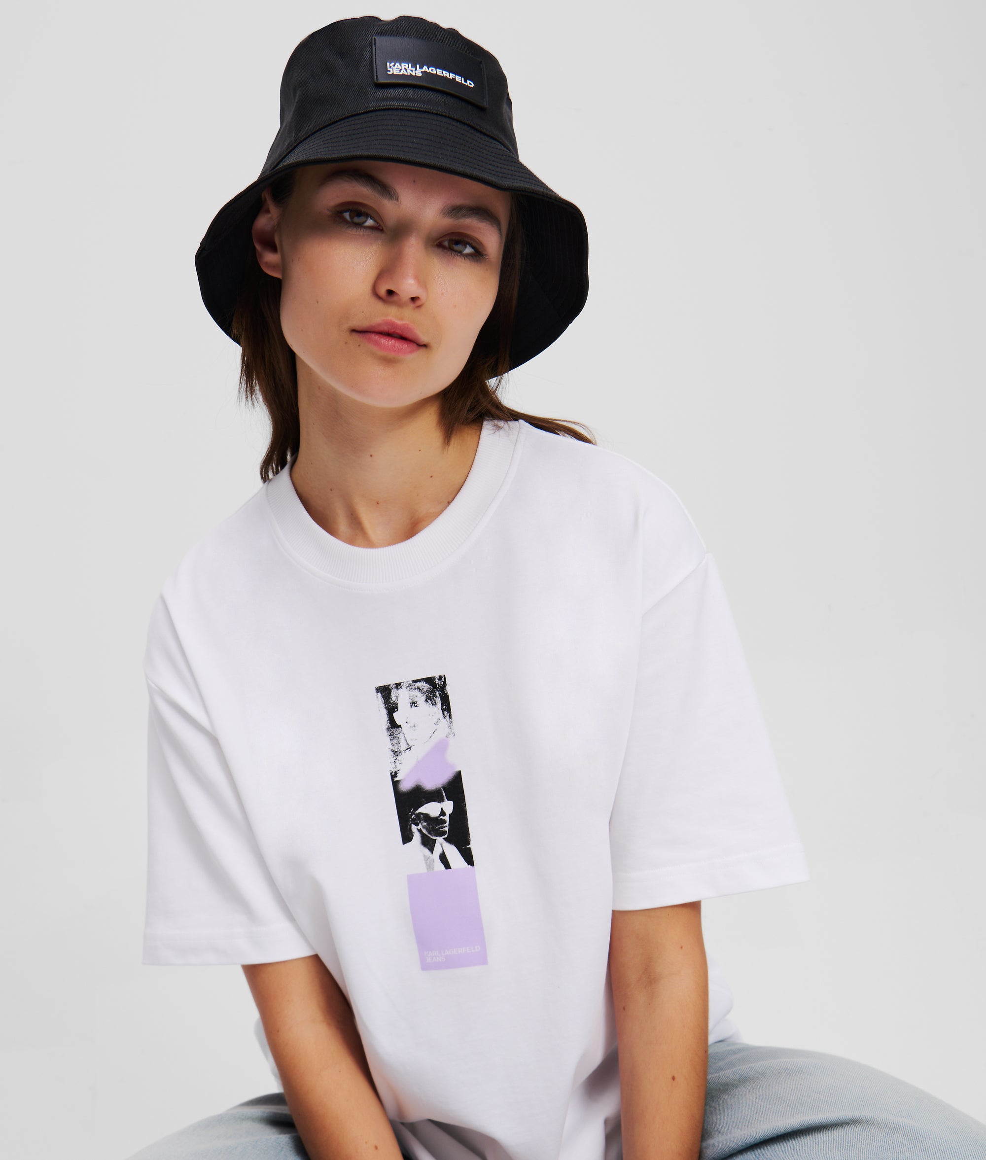 COATED DENIM BUCKET HAT - Image 2