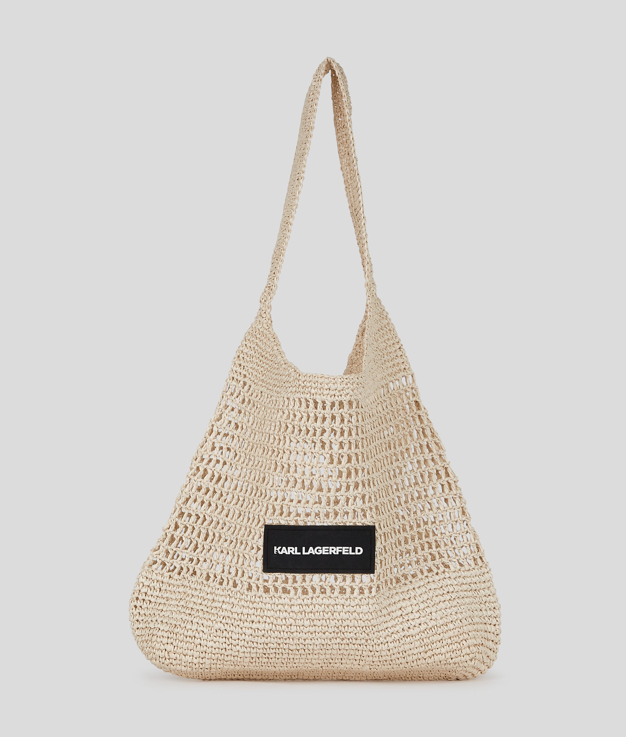 LOGO CROCHET BEACH BAG