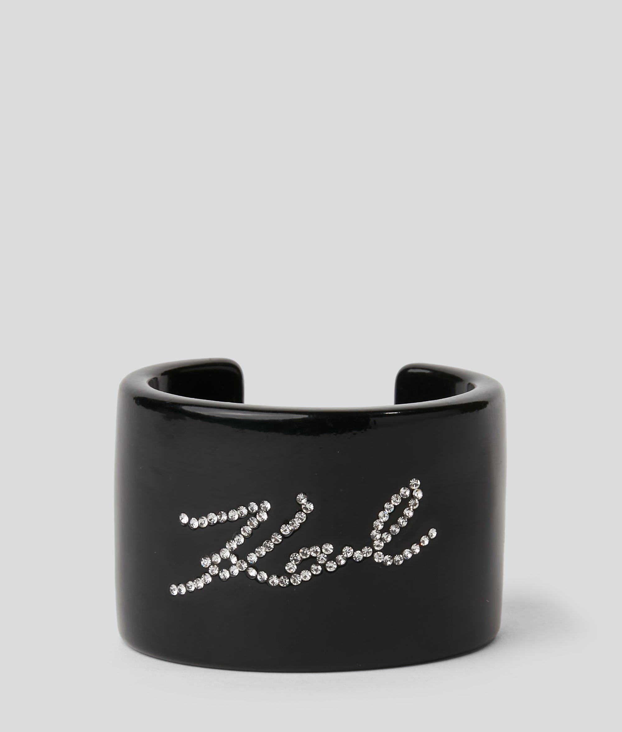 K/SIGNATURE RHINESTONES CUFF BRACELET