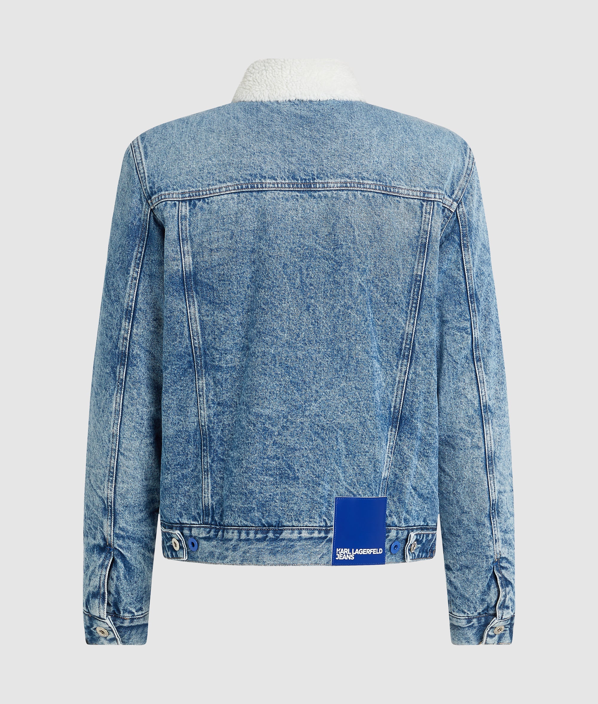 Shearling denim jacket - Image 6