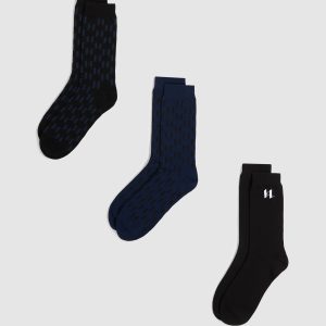 Monogram socks ?C 3 pack