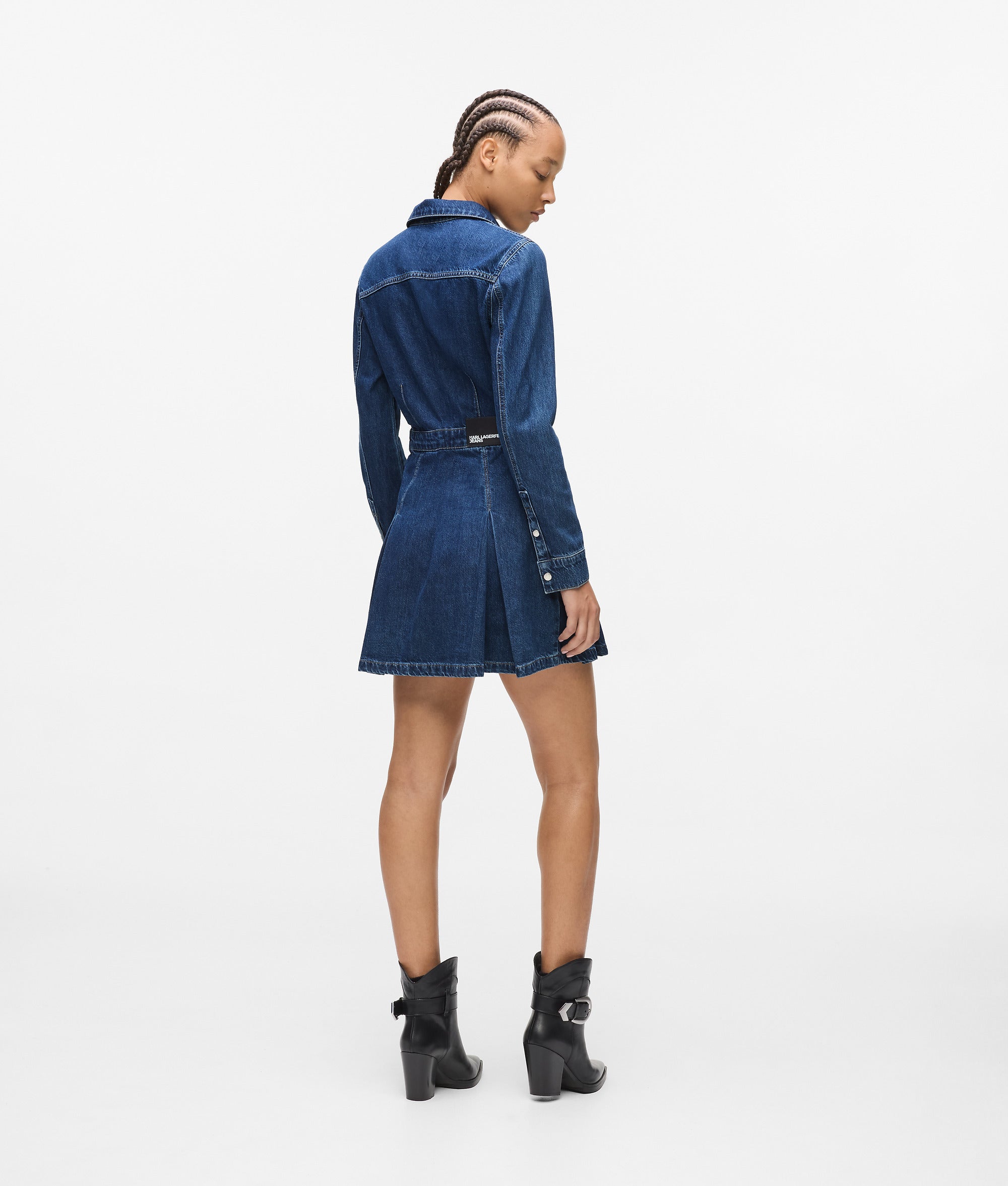 Studded denim dress - Image 3