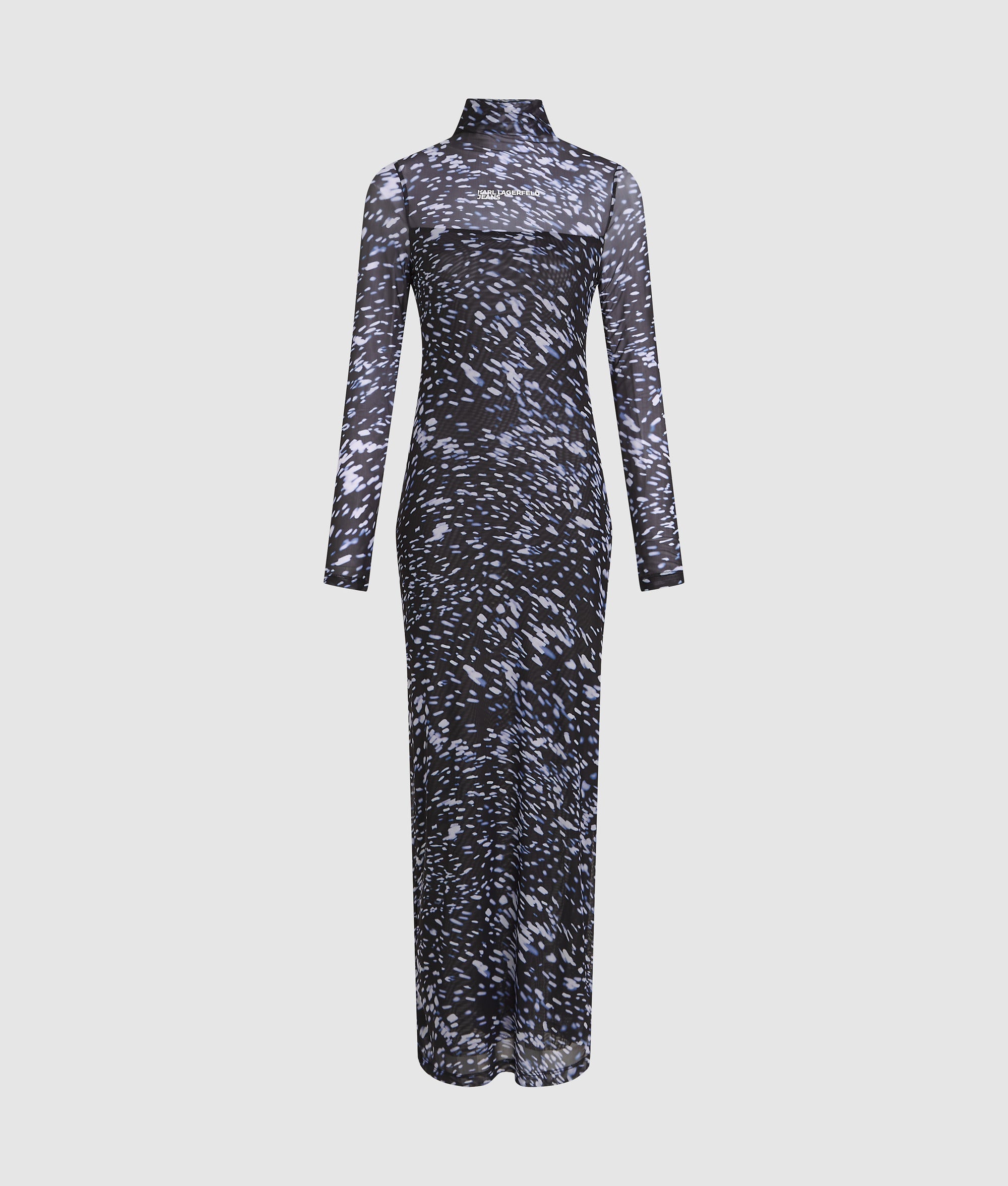 All-over-print mesh dress - Image 5