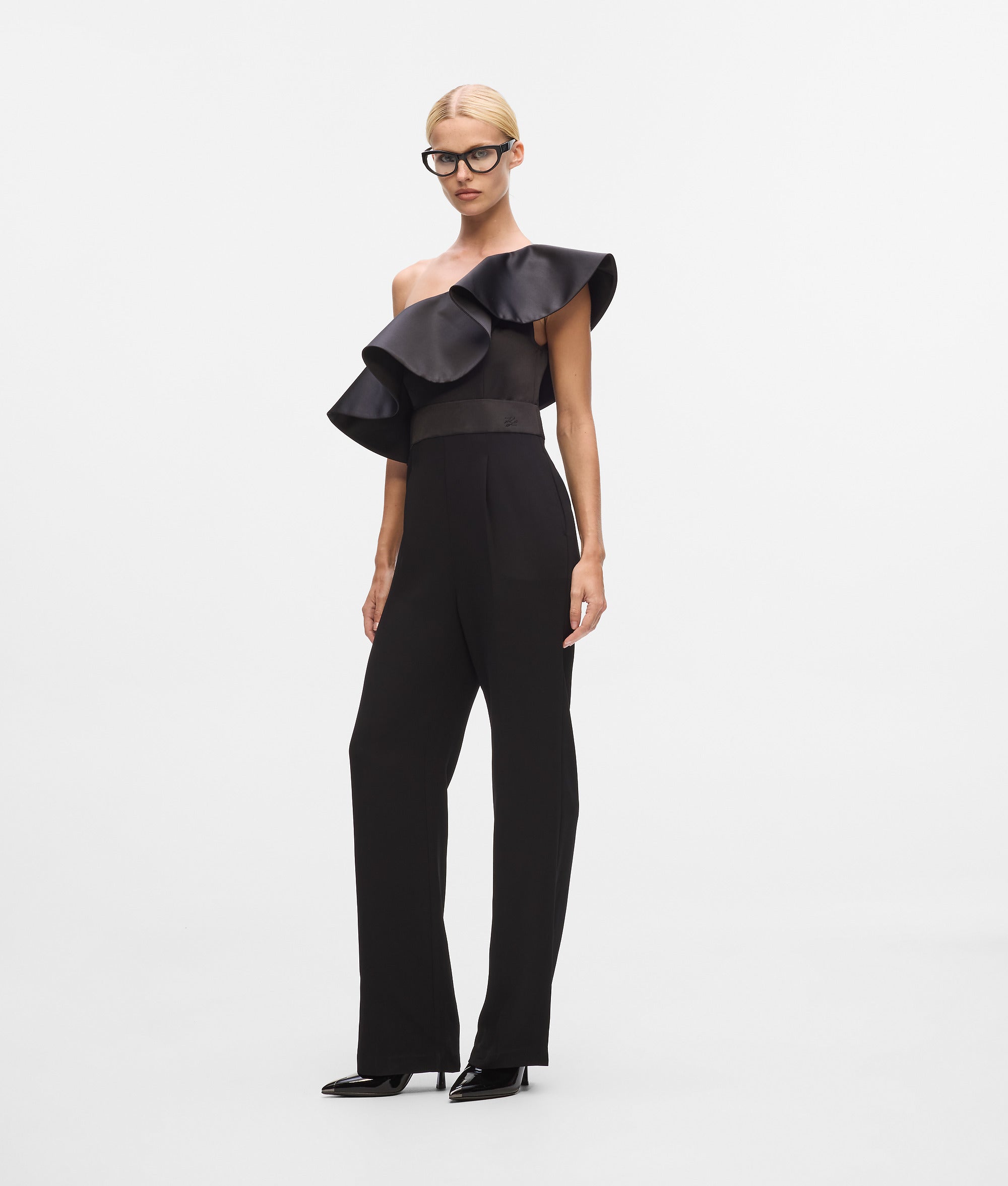 One-shoulder jumpsuit