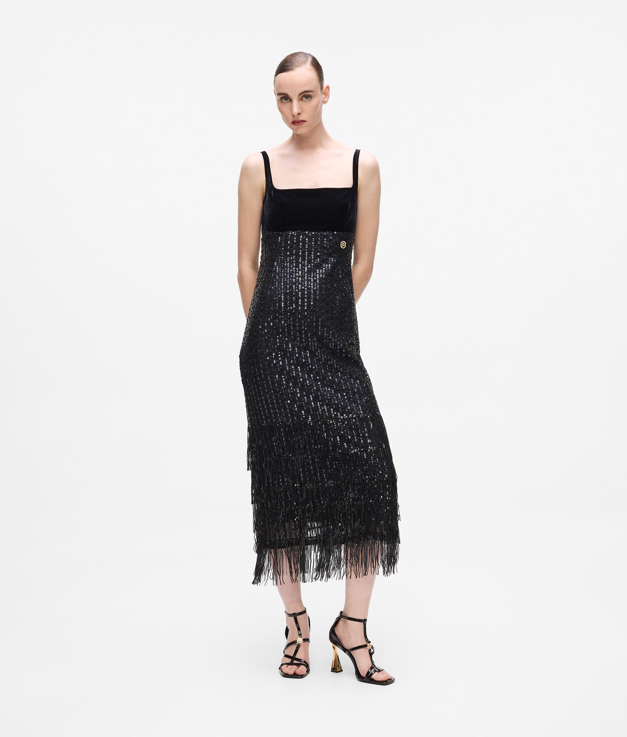 Fringed sequin dress - Image 4