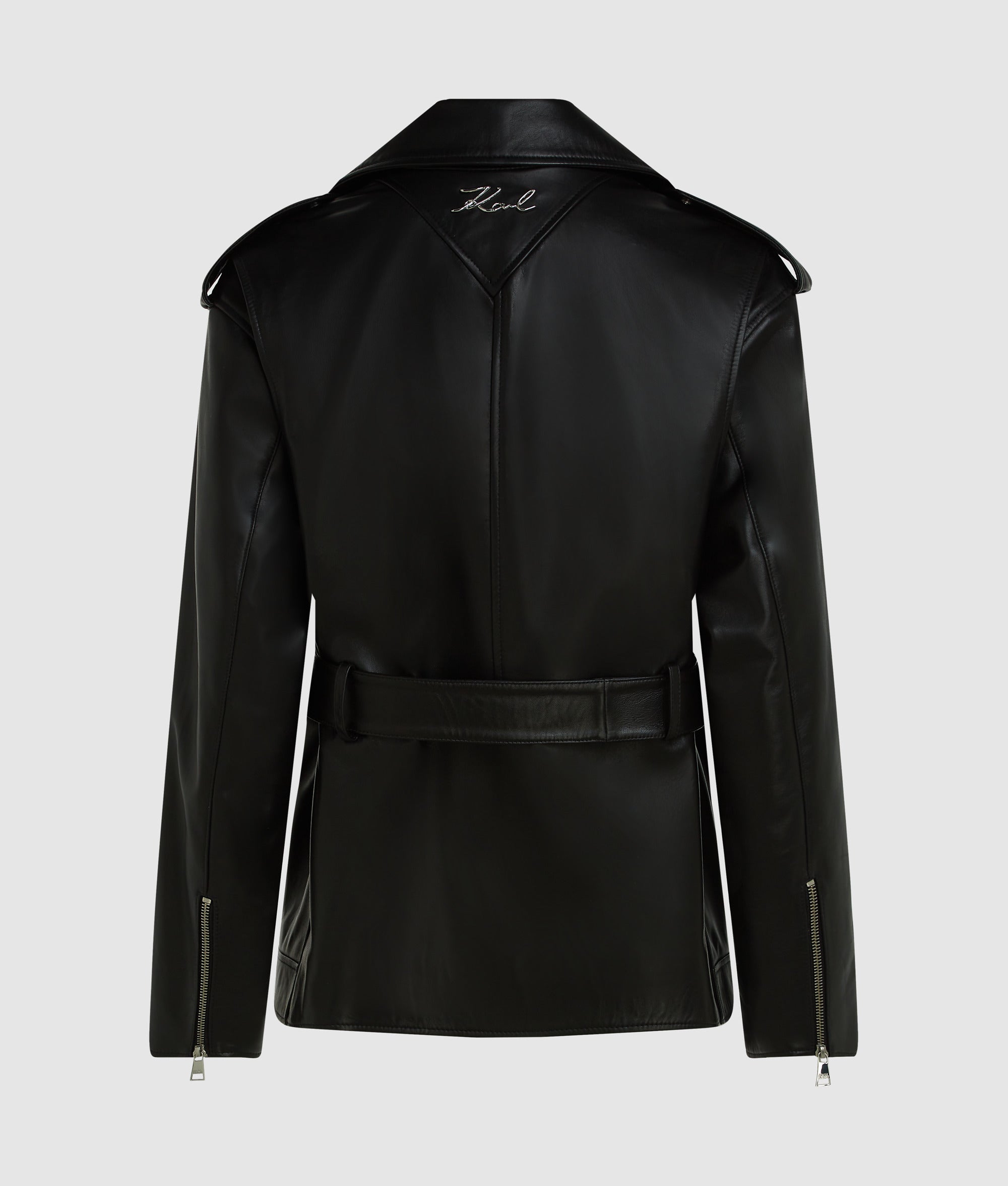 Oversized leather jacket - Image 6