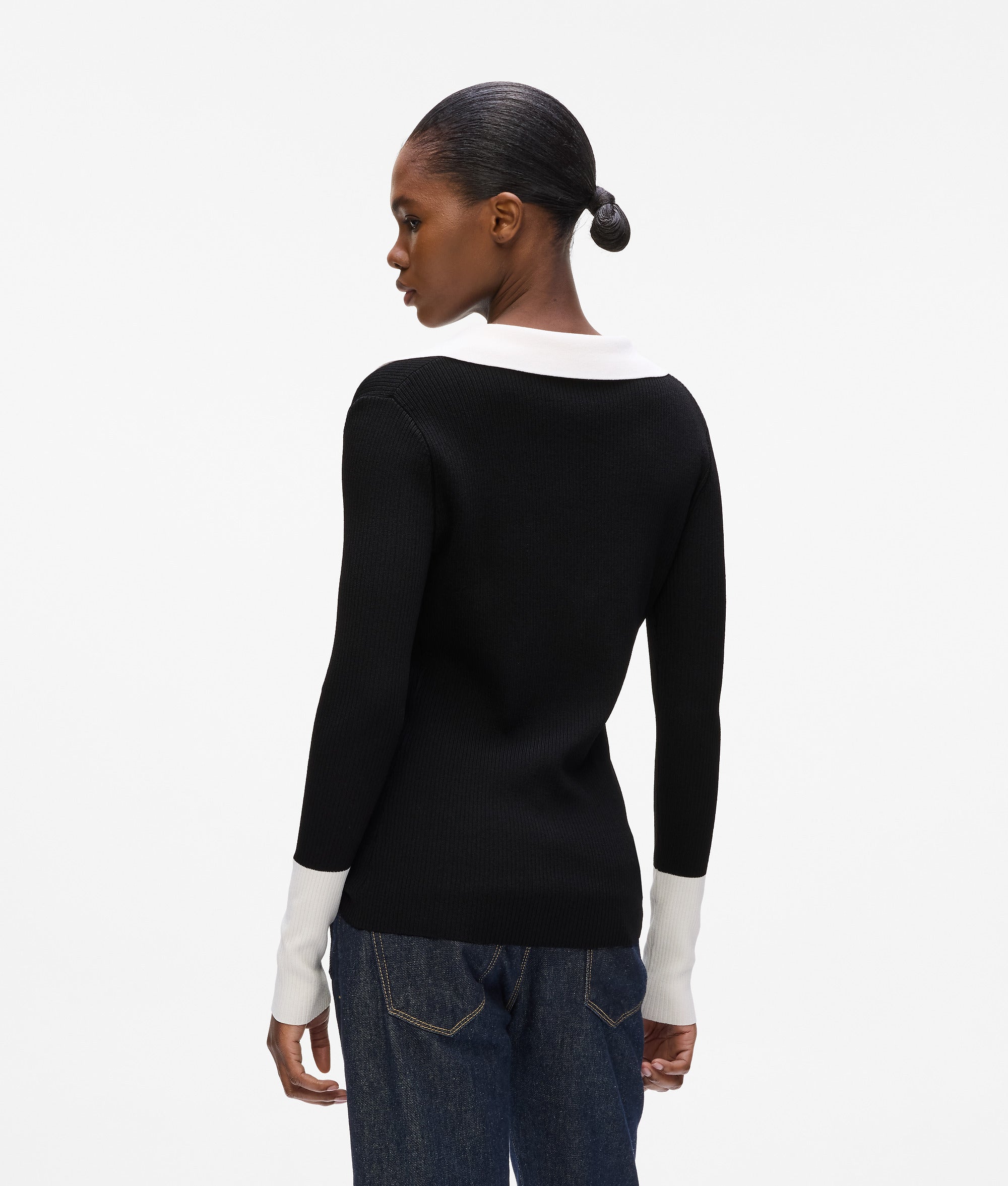 Monochrome polo shirt - Image 2