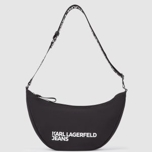 Logo nylon sling bag