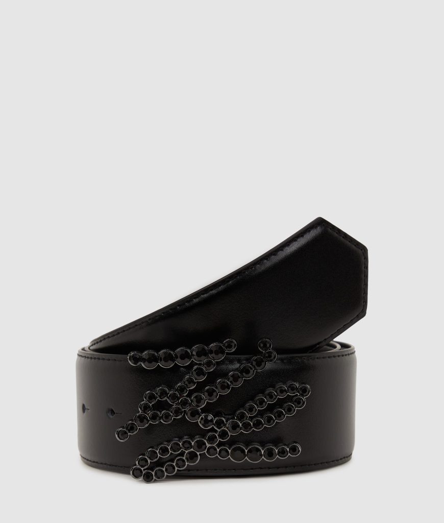 K/Autograph rhinestone belt