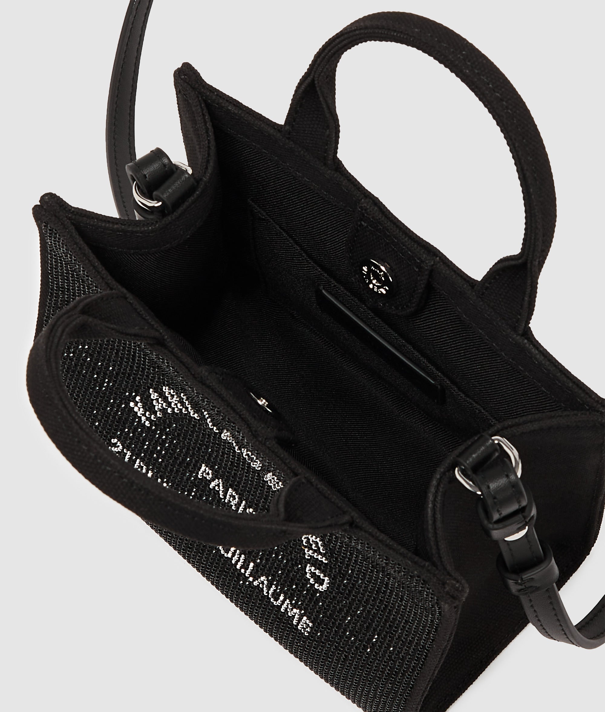 Rue St-Guillaume mini rhinestone tote bag - Image 5