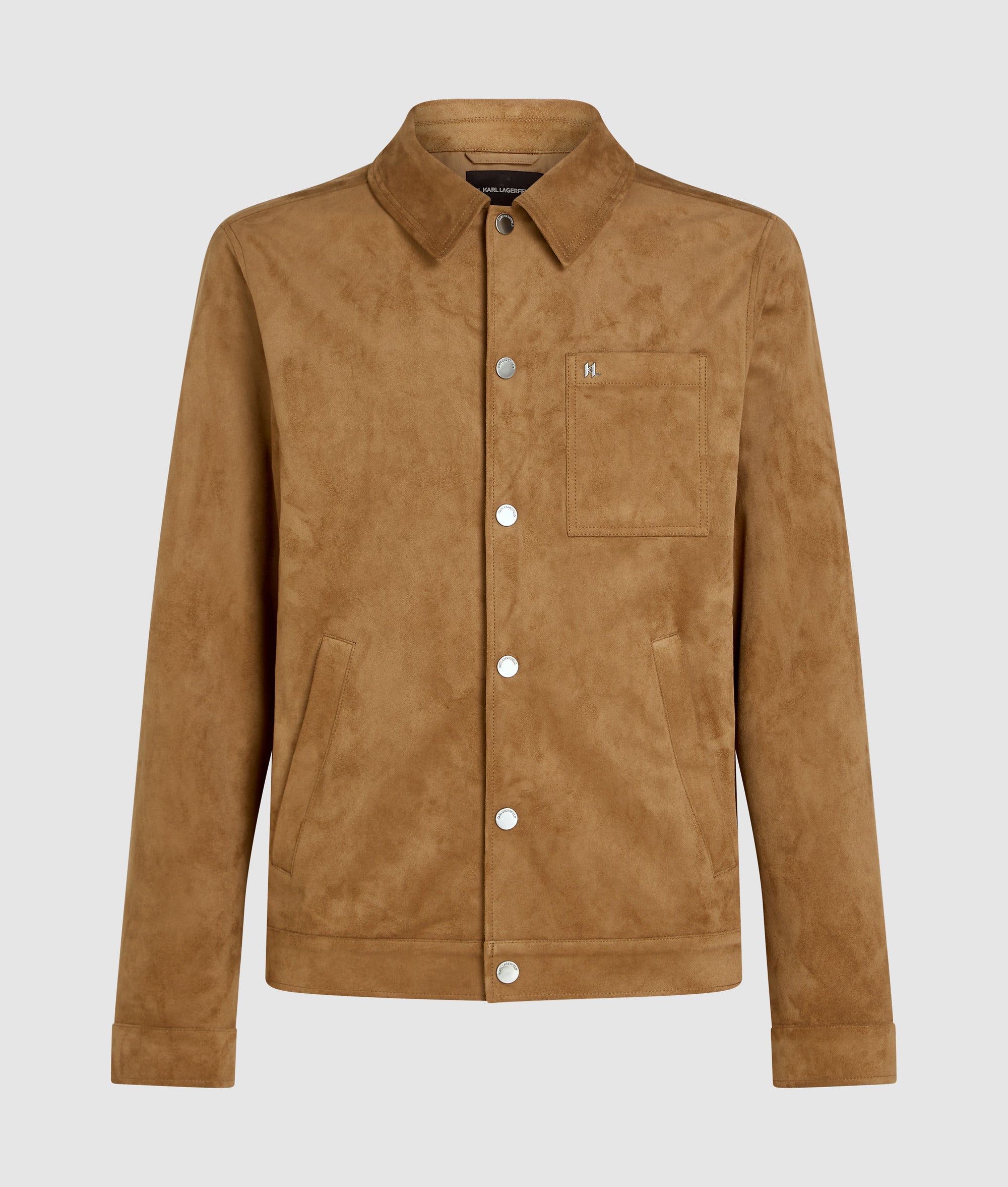 Faux suede trucker jacket - Image 5