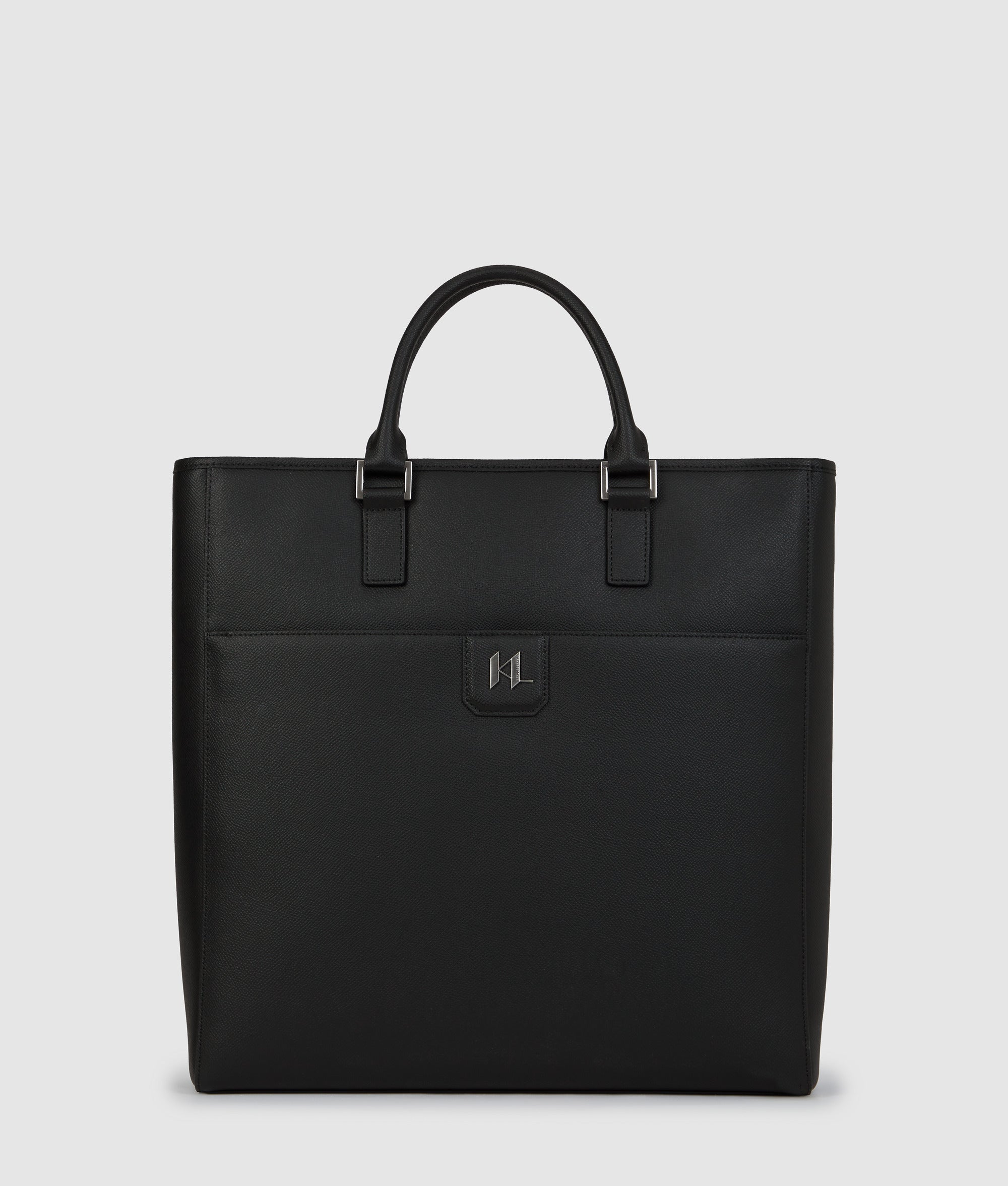K/Monogram leather tote bag