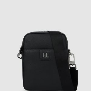 K/Monogram leather crossbody bag