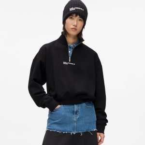 Half-zip sweatshirt