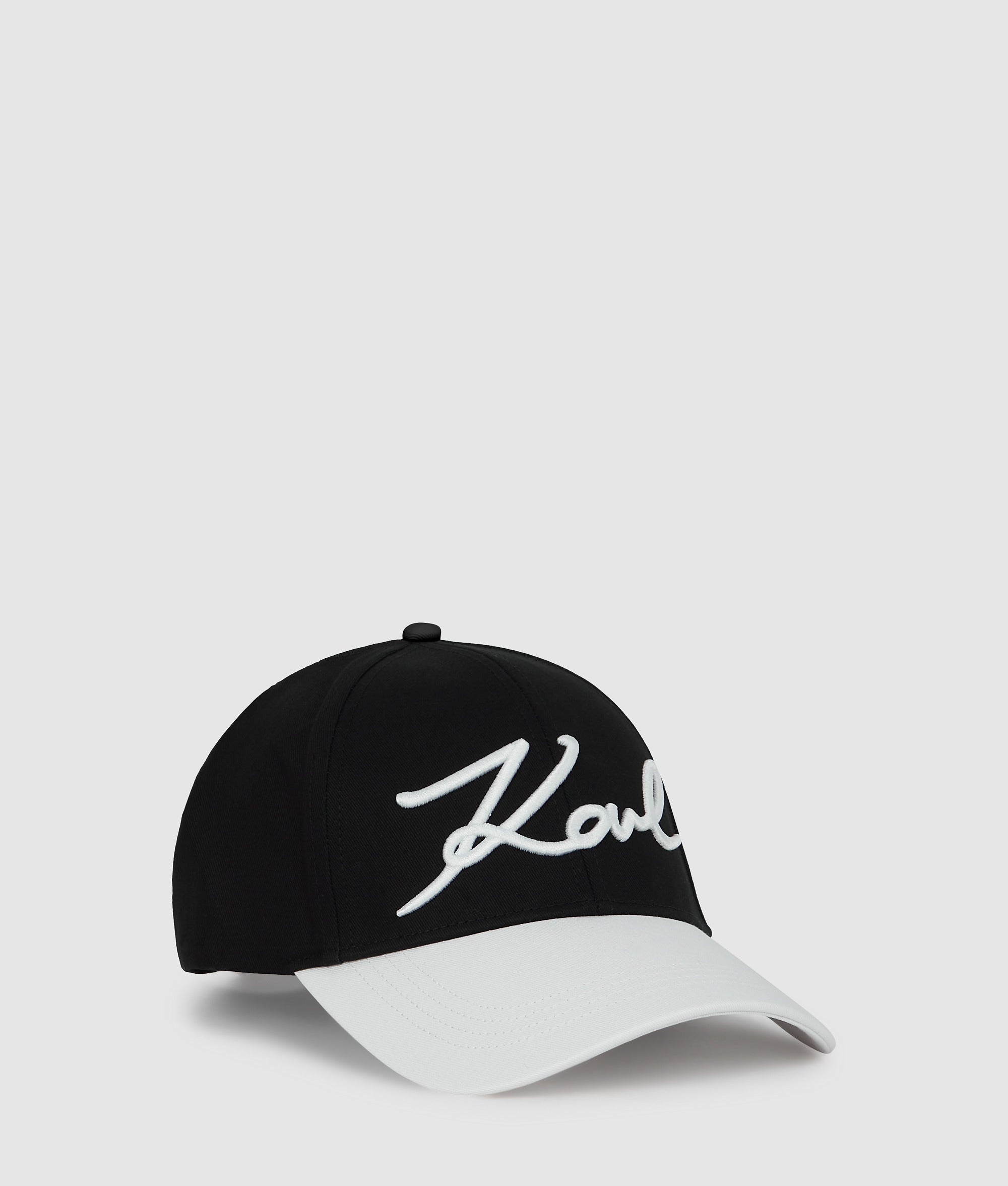 K/Signature cap with contrast peak