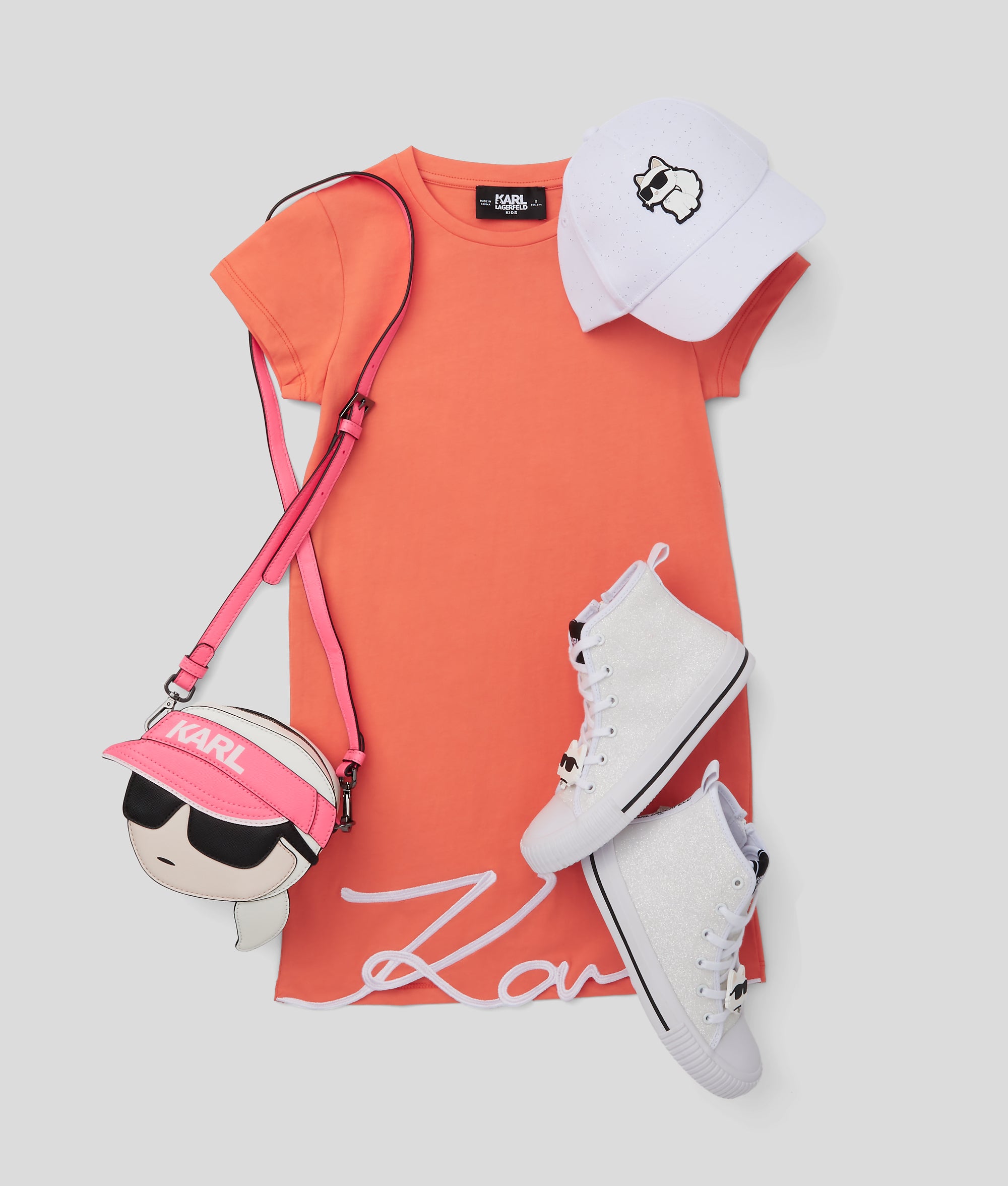 GIRLS SIGNATURE T-SHIRT DRESS - Image 2