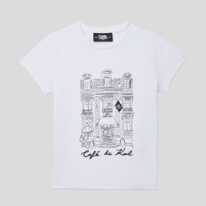 GIRLS CAF?? DE KARL T-SHIRT