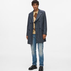 Double-breasted coat