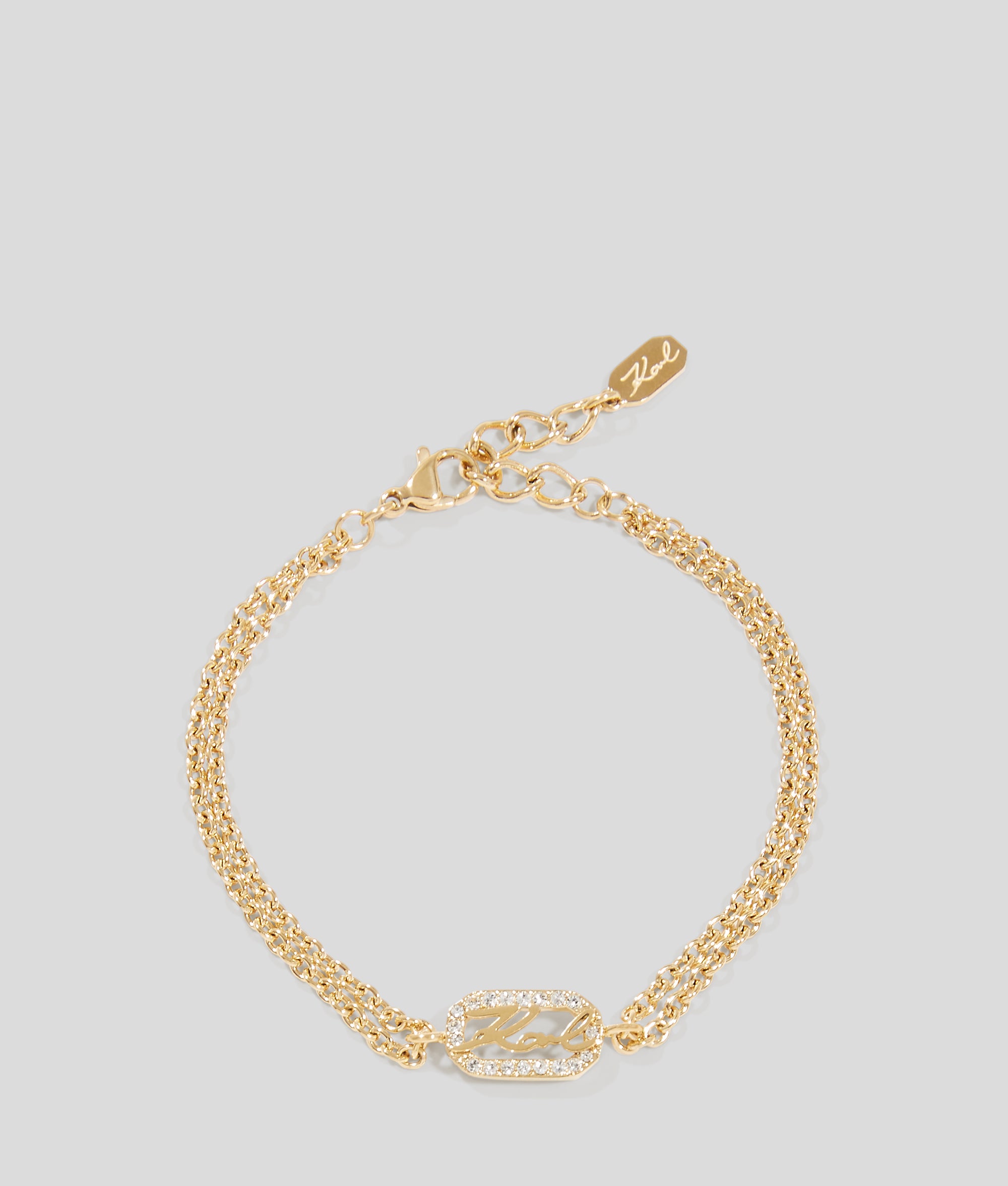 SIGNATURE PAV?? CHARM BRACELET